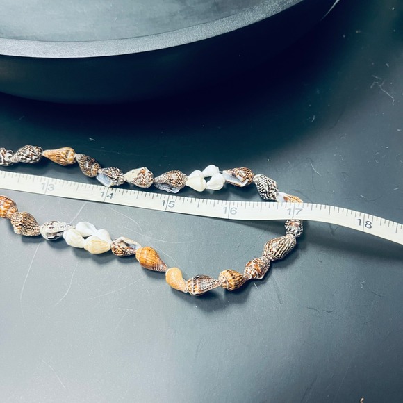 Vintage Natural Shell Necklace | Cottagecore | Handmade Philippines Jewelry - Picture 6 of 6